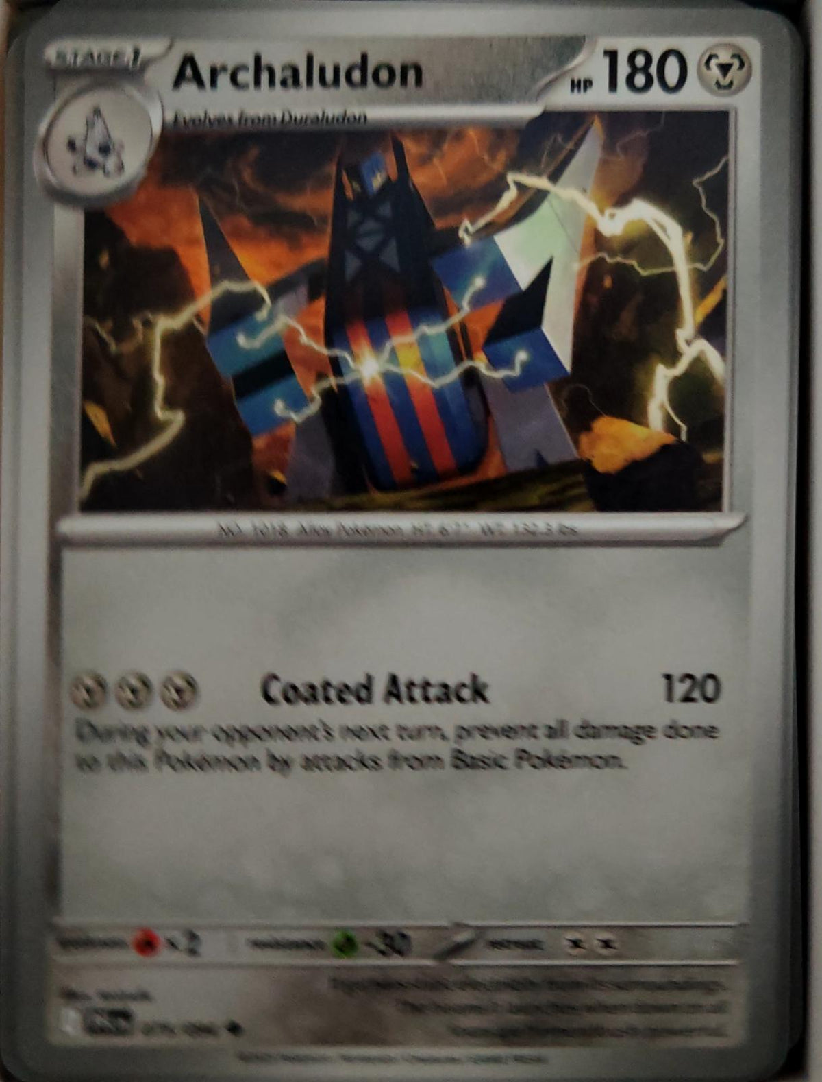 Archaludon - 075/094 - - PHANTASMAL FLAMES - Pokemon - Uncommon | AA45-49