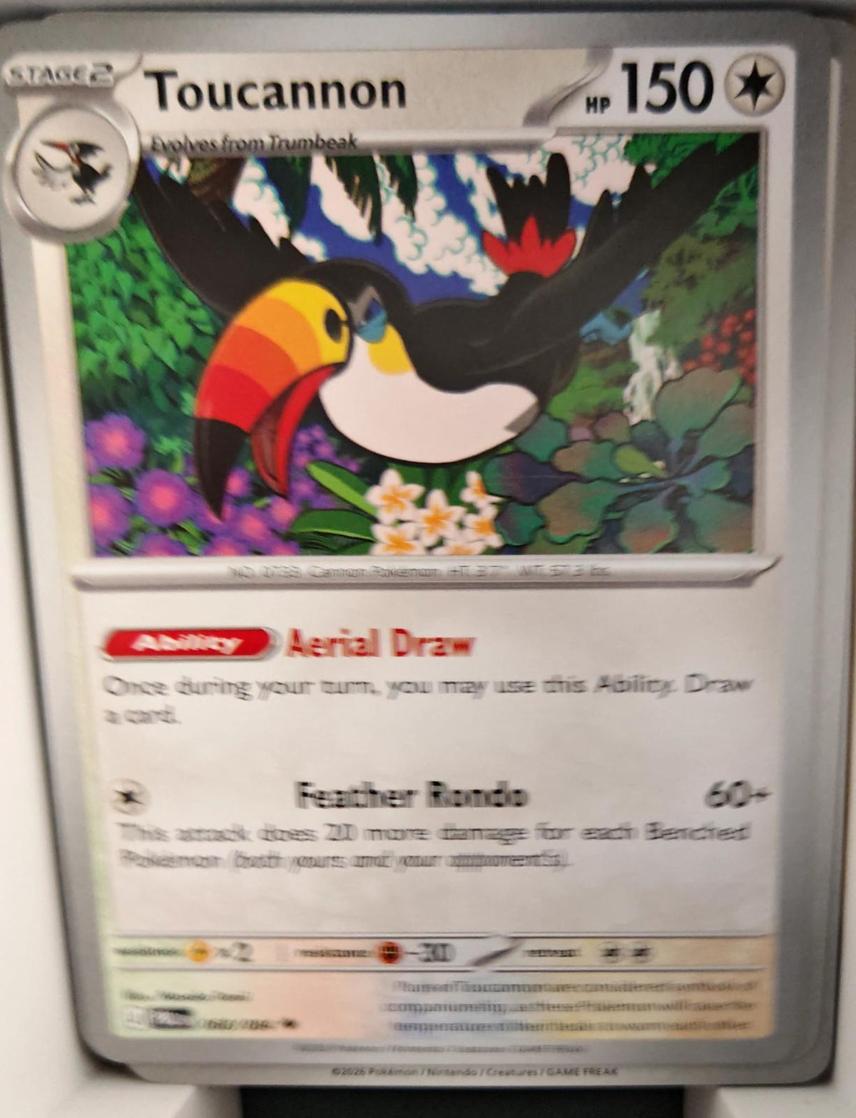 Toucannon - 068/084 - - PITCH BLACK - Pokemon - Uncommon | AA36-63