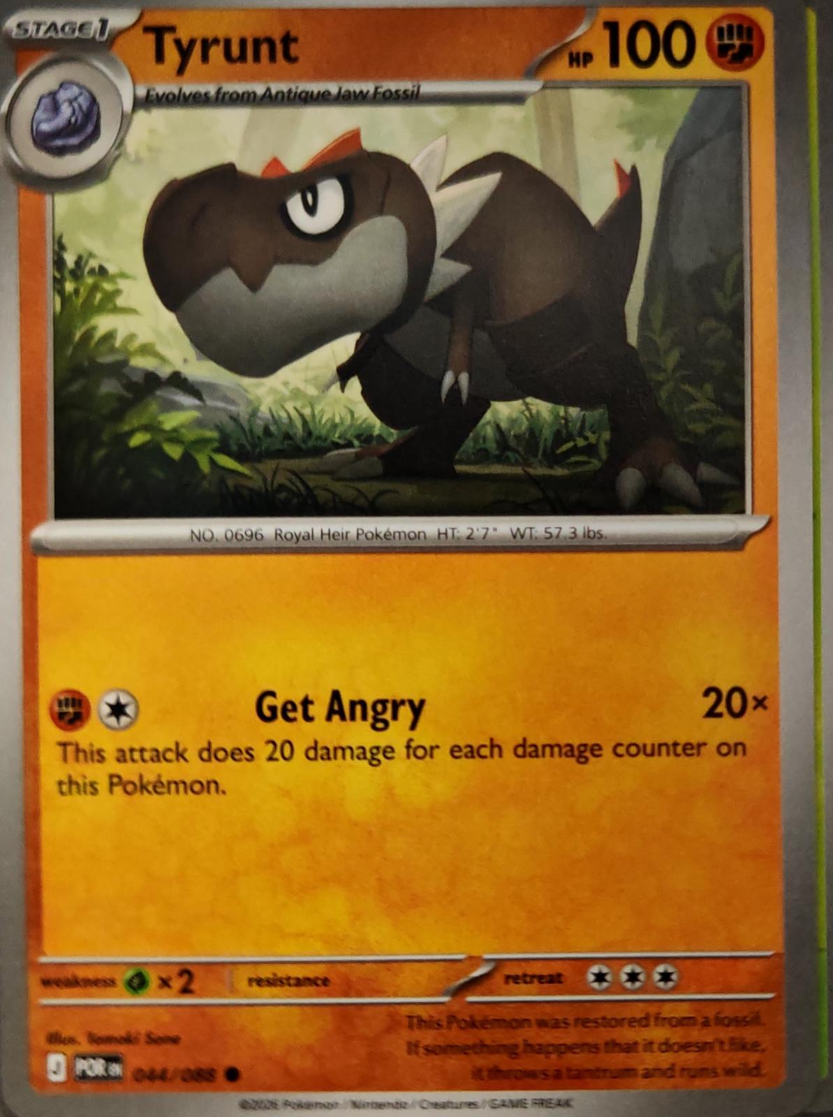 Tyrunt - 044/088 - - PERFECT ORDER - Pokemon - Common | AA11-34