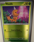 Weedle - 001/086 - Reverse Holo - CHAOS RISING - Pokemon - Common | AA31-47