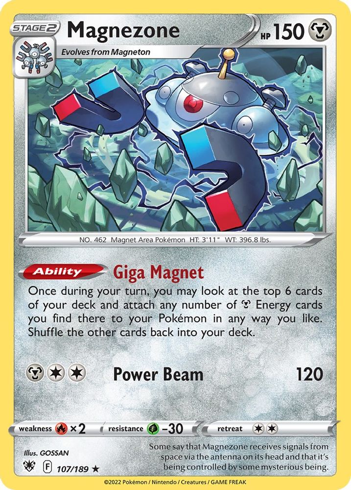 Magnezone - 107/189 - - DECK EXCLUSIVES - Pokemon - Rare | AA41-8
