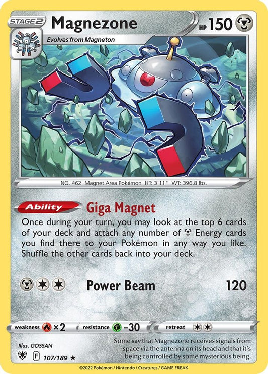 Magnezone - 107/189 - - DECK EXCLUSIVES - Pokemon - Rare | AA41-8