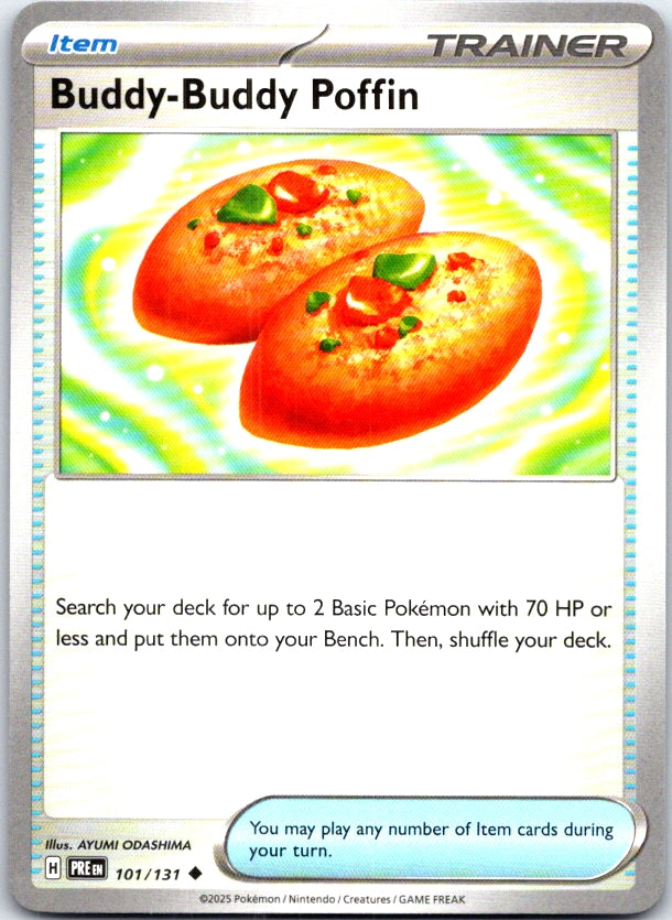 Buddy-Buddy Poffin - 101/131 - - PRISMATIC EVOLUTIONS - Pokemon - | AC24-46