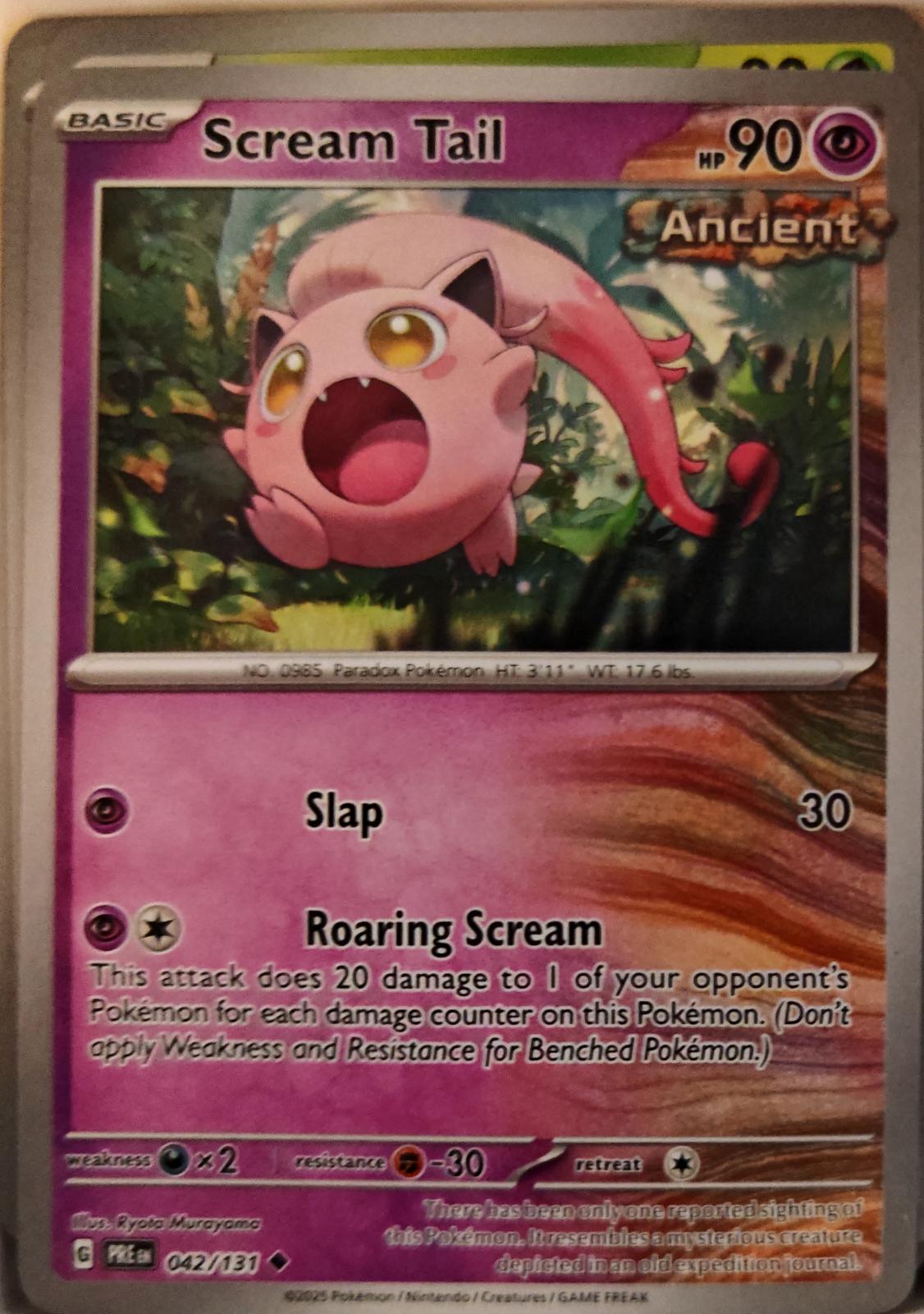 Scream Tail - 042/131 - - PRISMATIC EVOLUTIONS - Pokemon - Uncommon | AA01-62