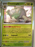 Chesnaught - 007/086 - Holo - CHAOS RISING - Pokemon - Rare | AA13-56