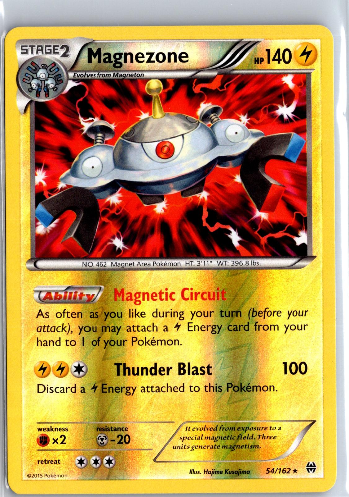 Magnezone - 54/162 - Reverse Holo - BREAKTHROUGH - Pokemon - Rare | AA130-64