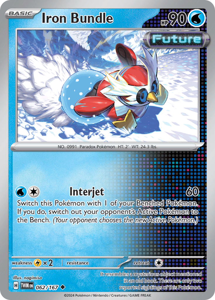 Iron Bundle - 062/167 - - TWILIGHT MASQUERADE - Pokemon - Uncommon | AA46-68