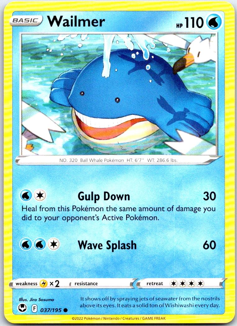 Wailmer - 037/195 - - SILVER TEMPEST - Pokemon - Common | AB29-24