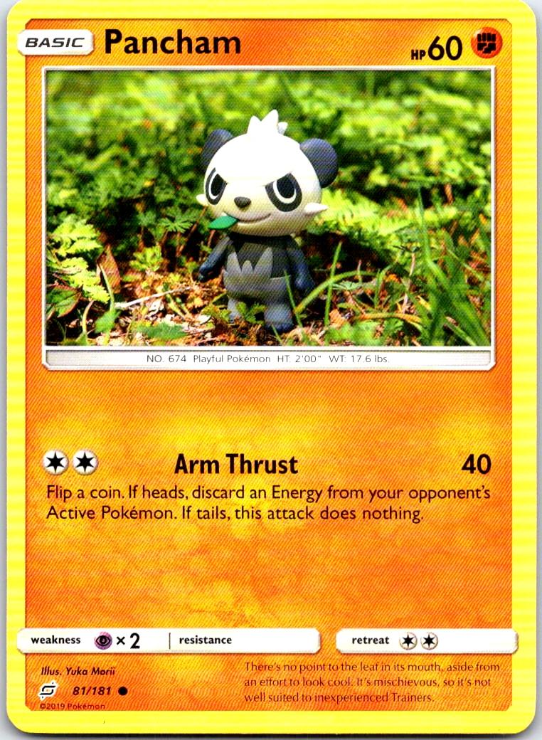 Pancham - 81/181 - - TEAM UP - Pokemon - Common | AB33-2