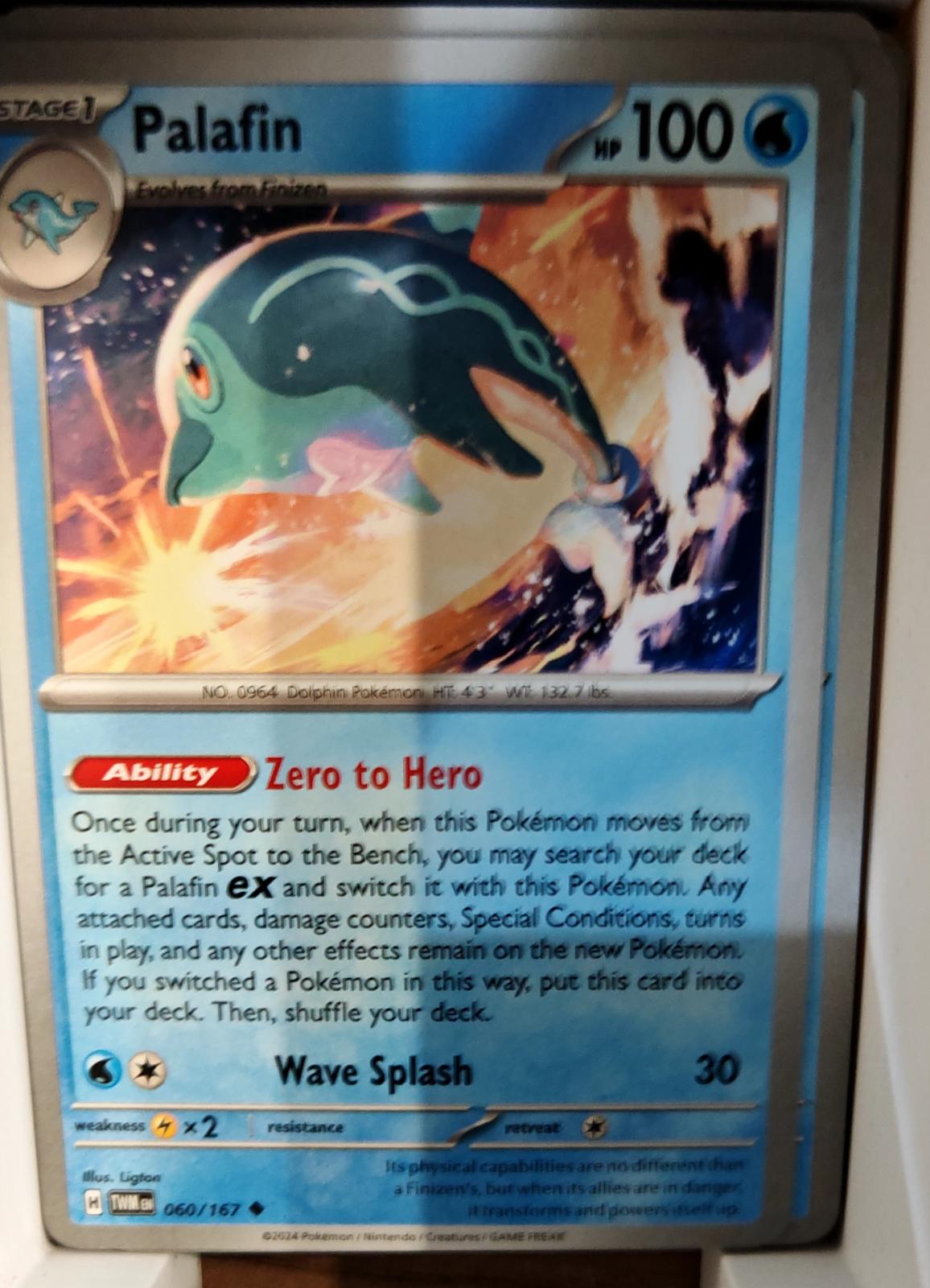 Palafin - 060/167 - - TWILIGHT MASQUERADE - Pokemon - Uncommon | AA76-44
