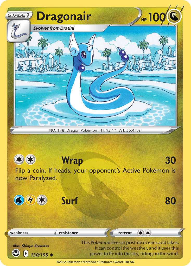 Dragonair - 130/195 - - SILVER TEMPEST - Pokemon - Uncommon | AA66-7