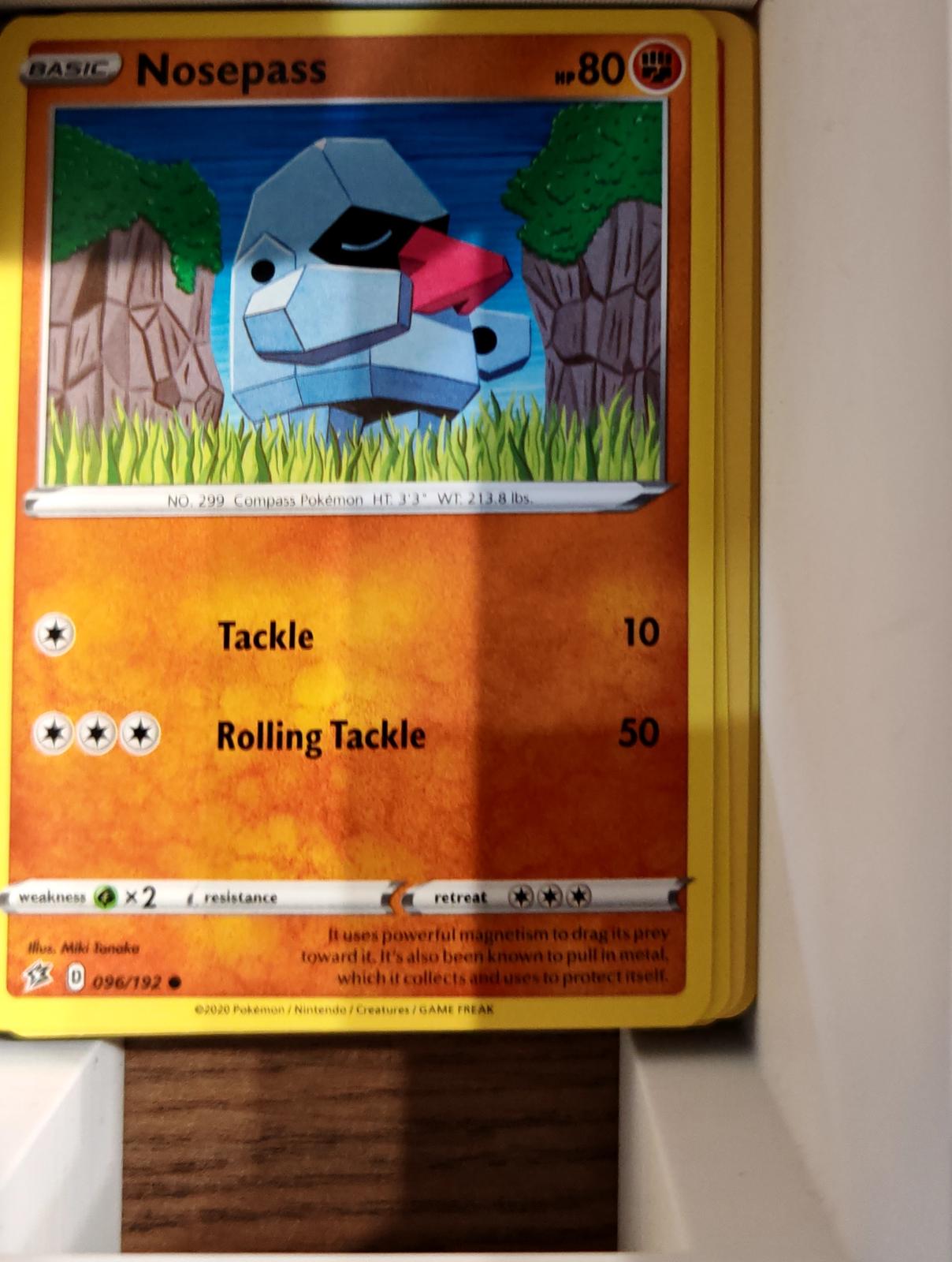 Nosepass - 096/192 - - REBEL CLASH - Pokemon - Common | AA67-44