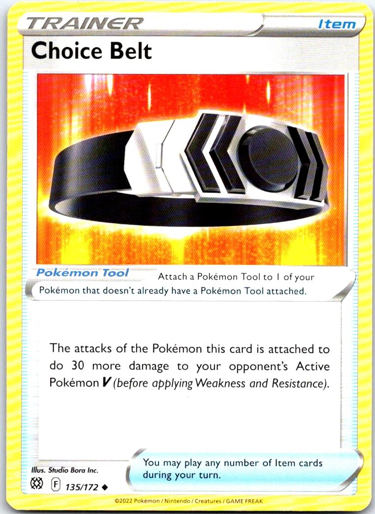 Choice Belt - 135/172 - - BRILLIANT STARS - Pokemon - Uncommon | AB15-45