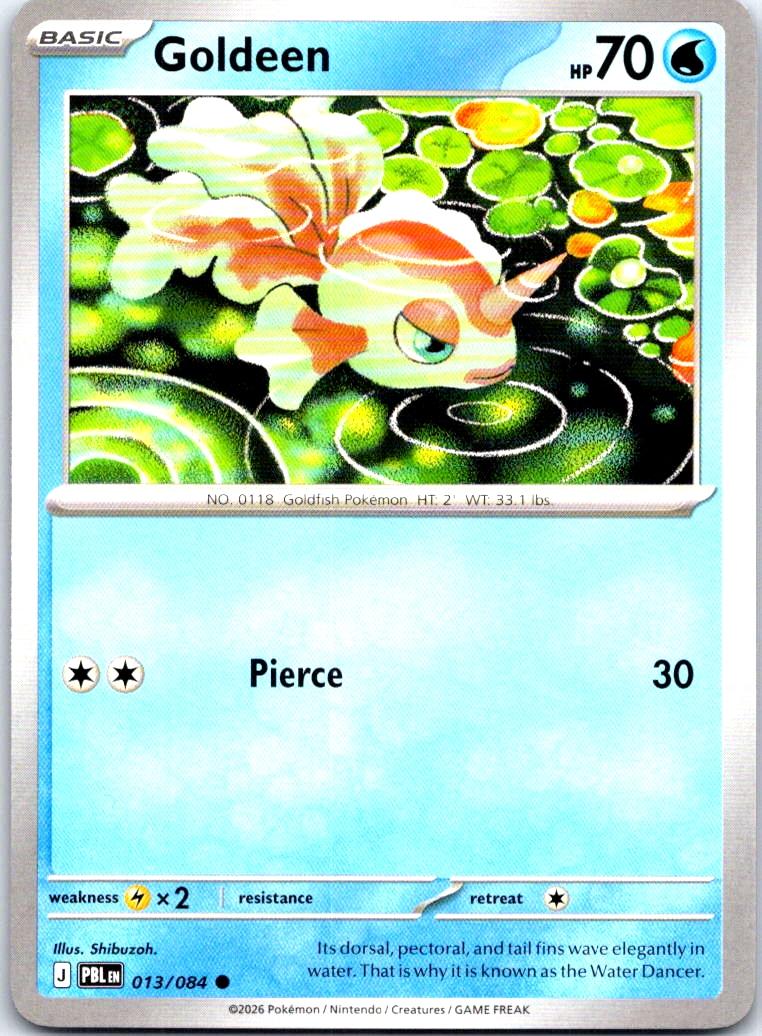 Goldeen - 013/084 - - PITCH BLACK - Pokemon - Common | AB20-44