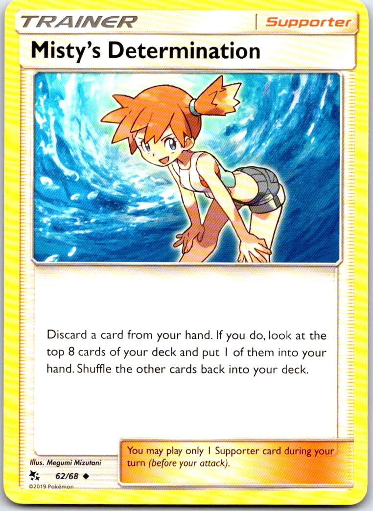 Misty's Determination - 62/68 - - HIDDEN FATES - Pokemon - Uncommon | AB21-47