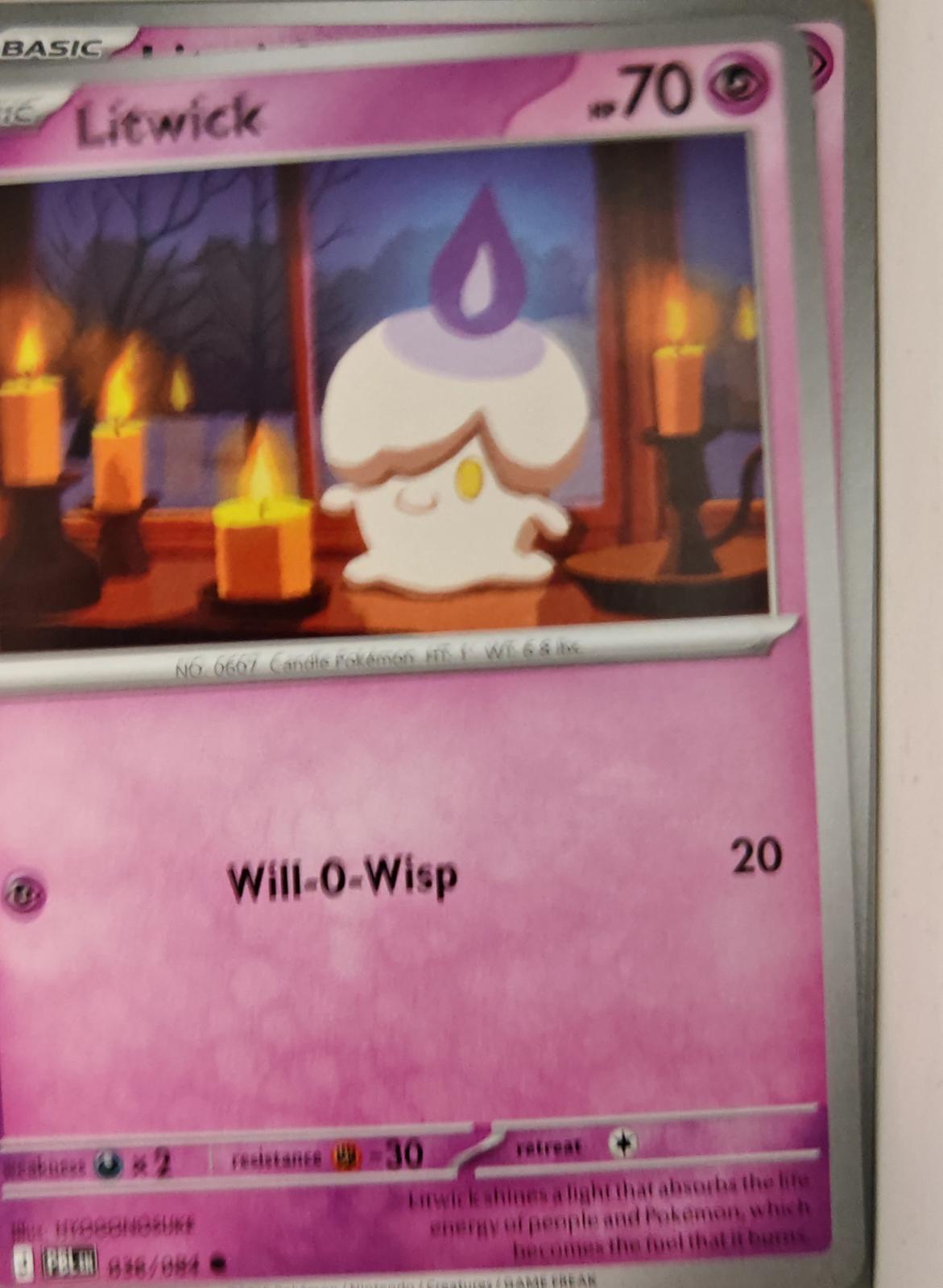 Litwick - 036/084 - - PITCH BLACK - Pokemon - Common | AA28-37