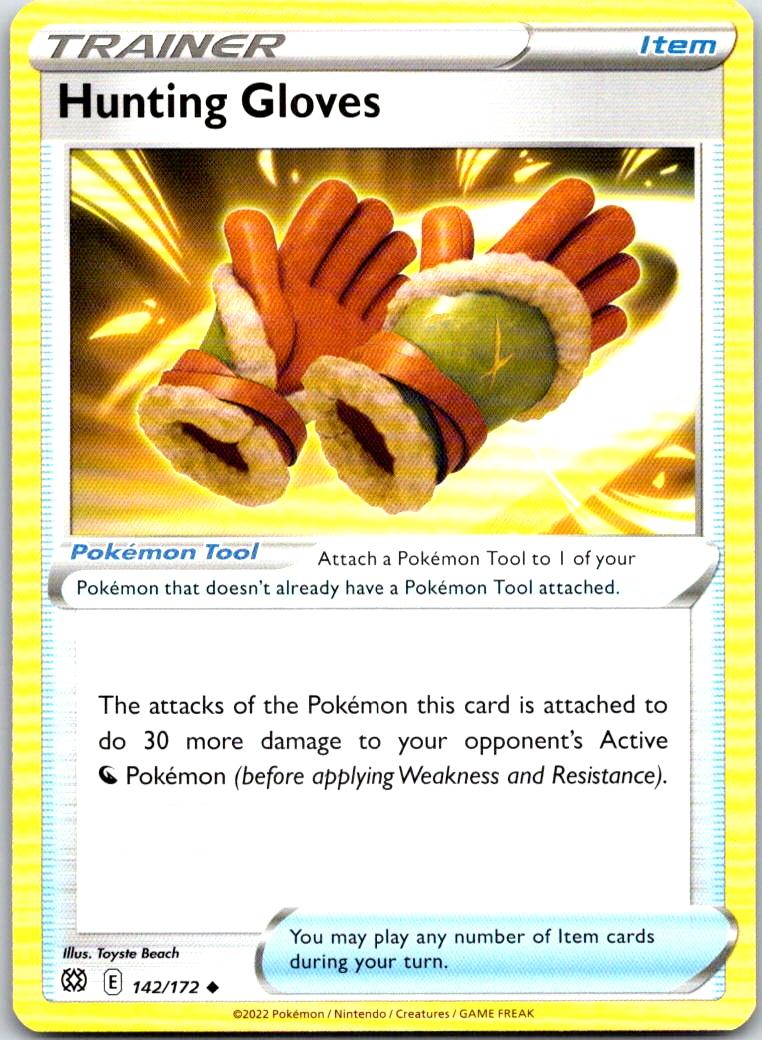 Hunting Gloves - 142/172 - - BRILLIANT STARS - Pokemon - Uncommon | AB13-19