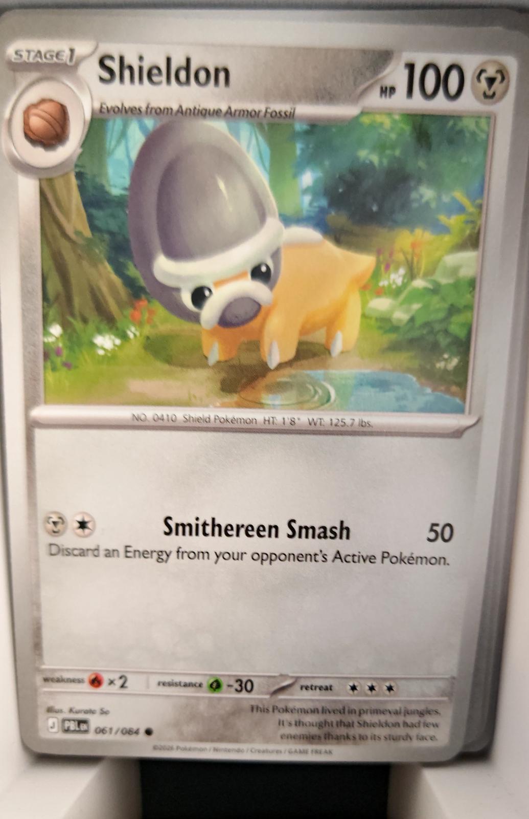 Shieldon - 061/084 - - PITCH BLACK - Pokemon - Common | AA36-97