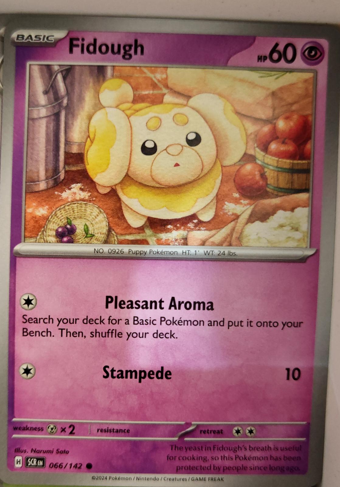 Fidough - 66/142 - - STELLAR CROWN - Pokemon - Common | AA05-57