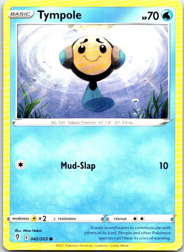 Tympole - 042/203 - - EVOLVING SKIES - Pokemon - Common | AC05-4