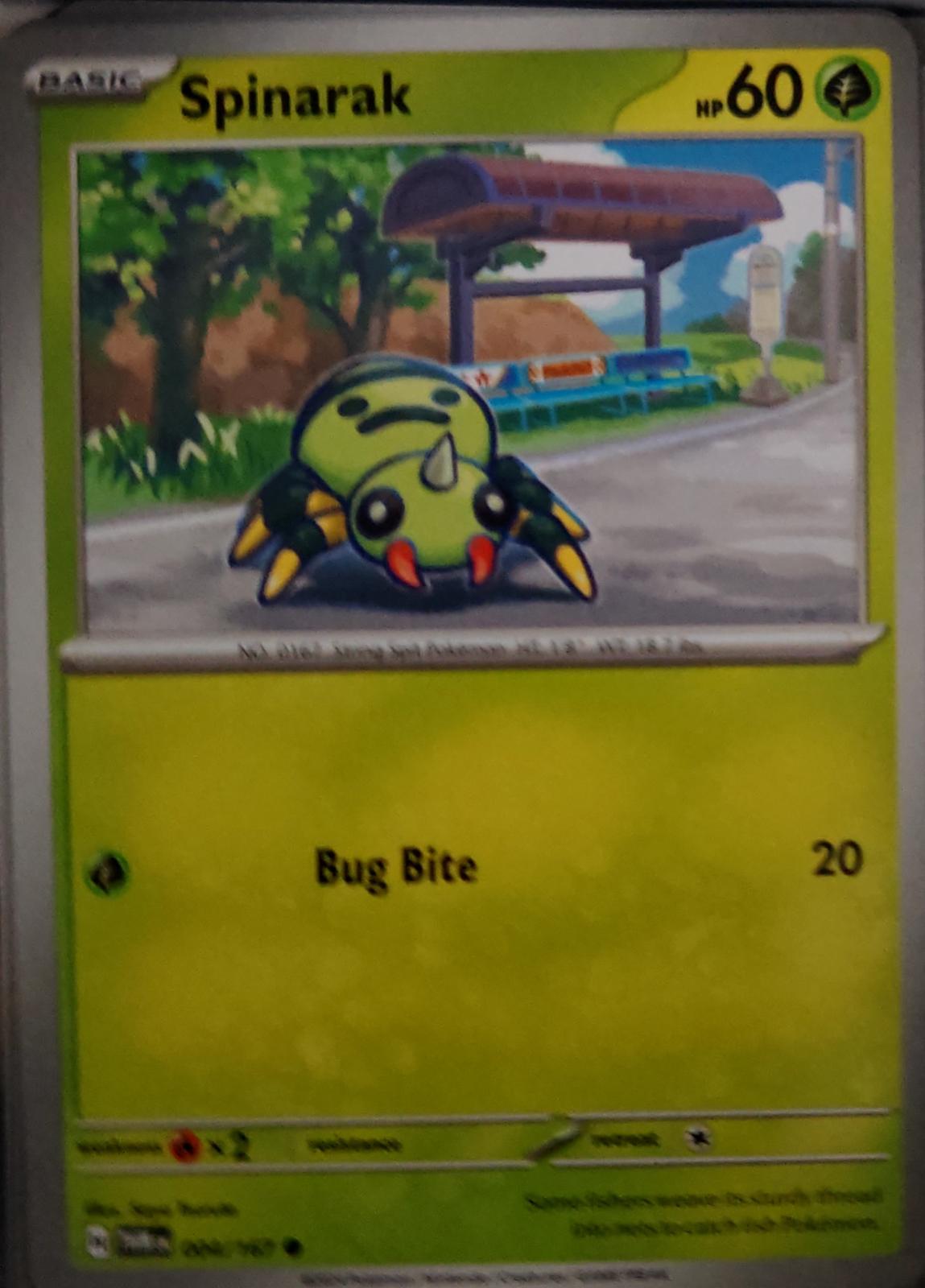 Spinarak - 004/167 - - TWILIGHT MASQUERADE - Pokemon - Common | AA46-12