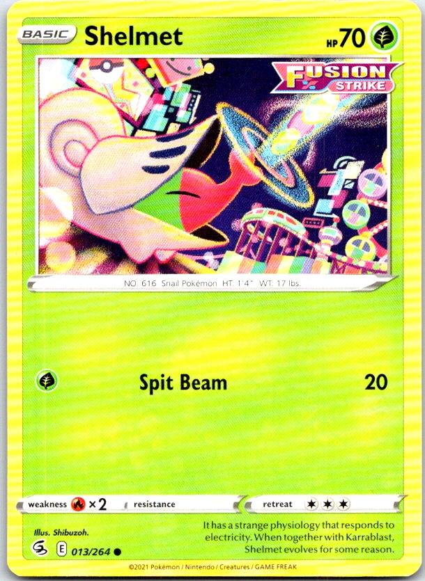 Shelmet - 013/264 - - FUSION STRIKE - Pokemon - Common | AC02-10