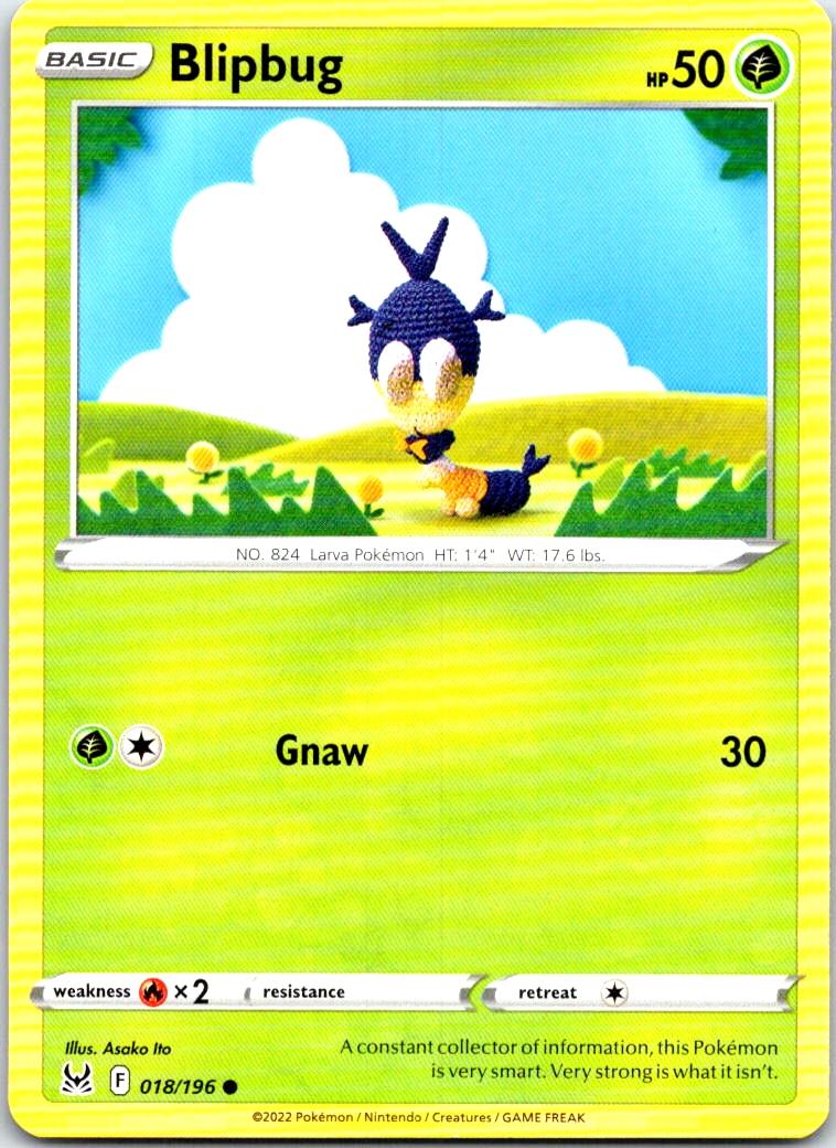 Blipbug - 018/196 - - LOST ORIGIN - Pokemon - Common | AB46-27