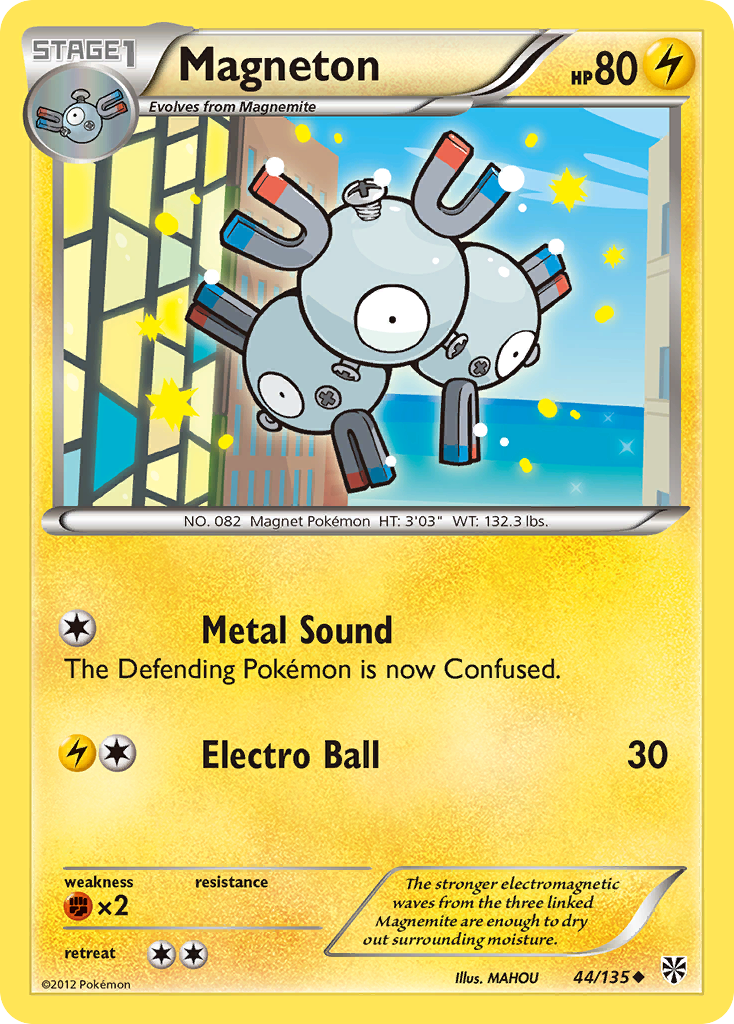 Magneton - 44/135 - - PLASMA STORM - Pokemon - Uncommon | AA114-20