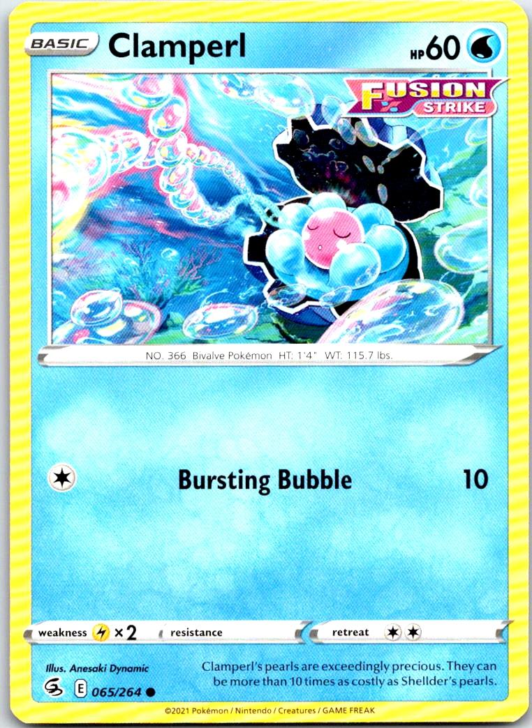 Clamperl - 065/264 - - FUSION STRIKE - Pokemon - Common | AB38-28