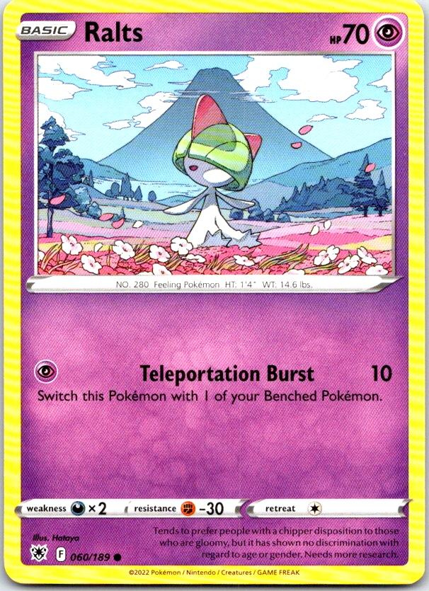 Ralts - 060/189 - - ASTRAL RADIANCE - Pokemon - Common | AC07-39