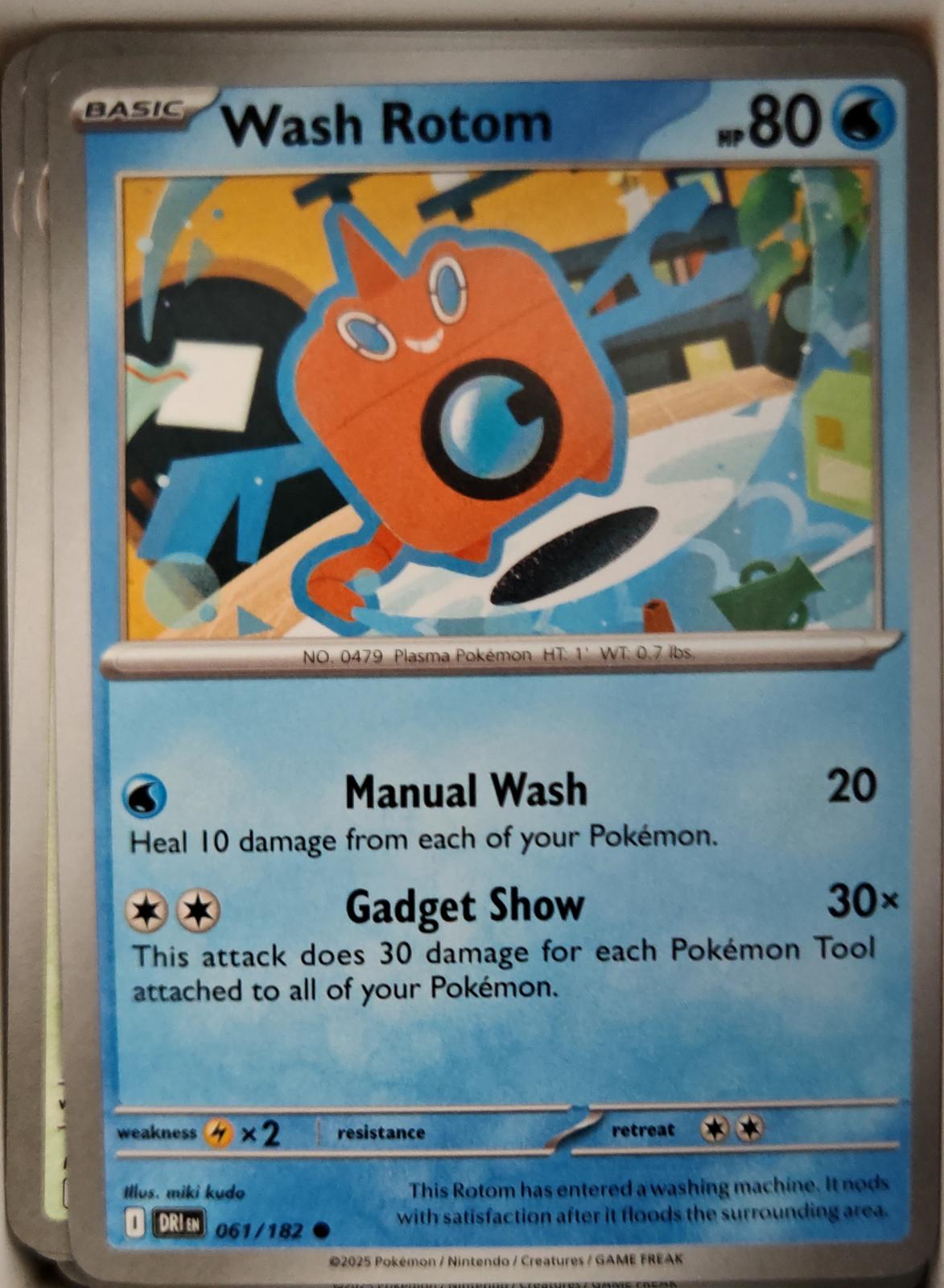 Wash Rotom - 061/182 - - DESTINED RIVALS - Pokemon - Common | AA12-52