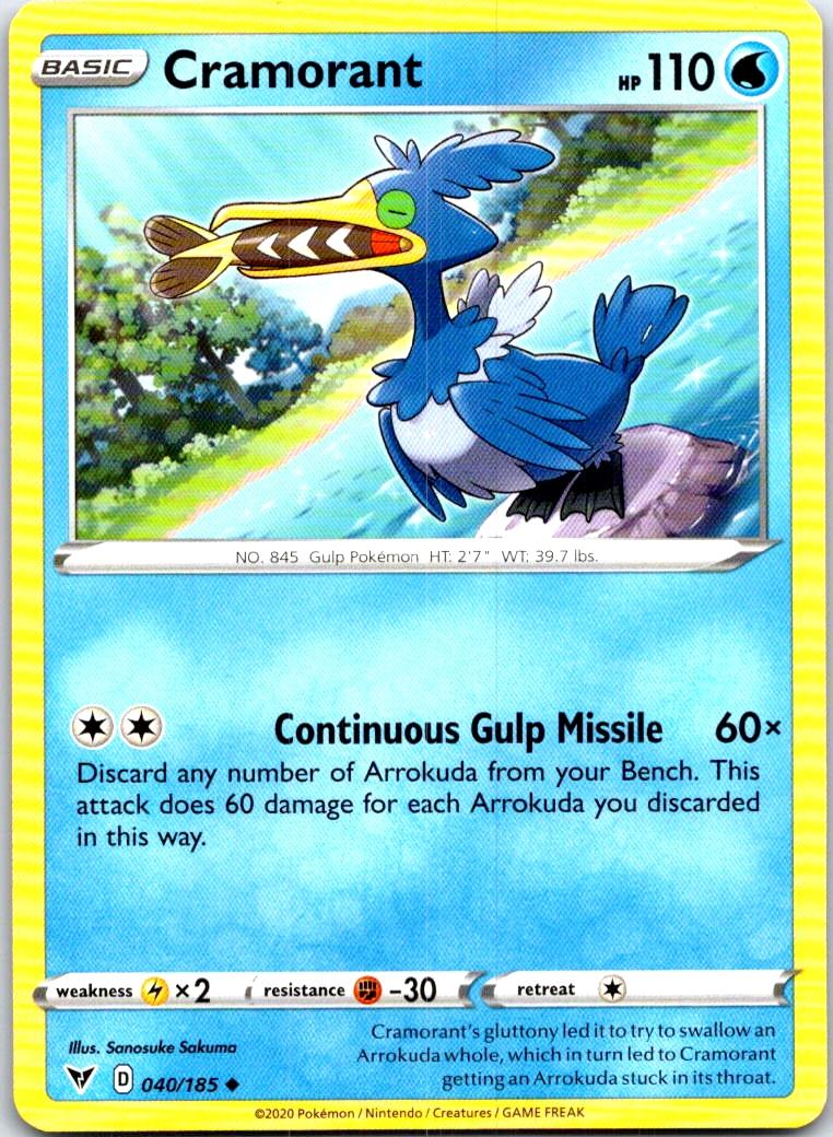Cramorant - 040/185 - - VIVID VOLTAGE - Pokemon - Uncommon | AB97-13