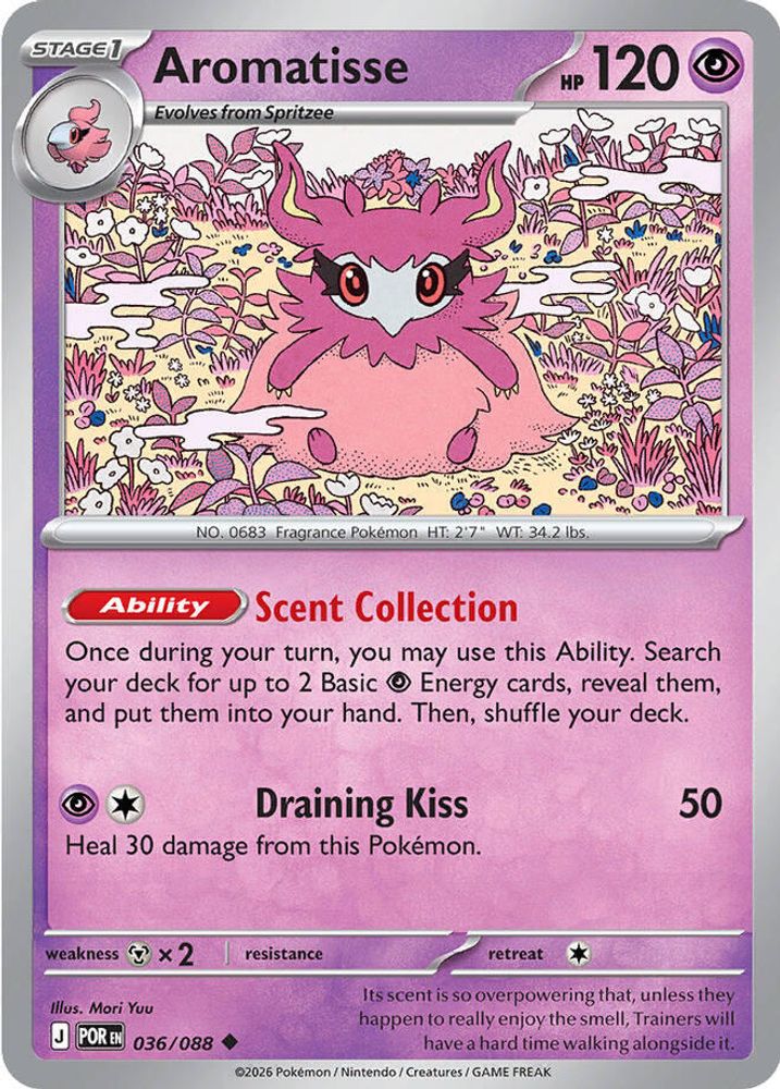 Aromatisse - 036/088 - Reverse Holo - PERFECT ORDER - Pokemon - | AA18-68