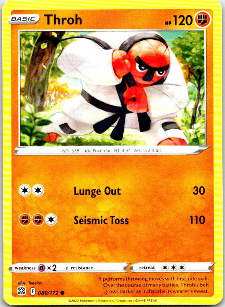 Throh - 080/172 - - BRILLIANT STARS - Pokemon - Common | AB29-50