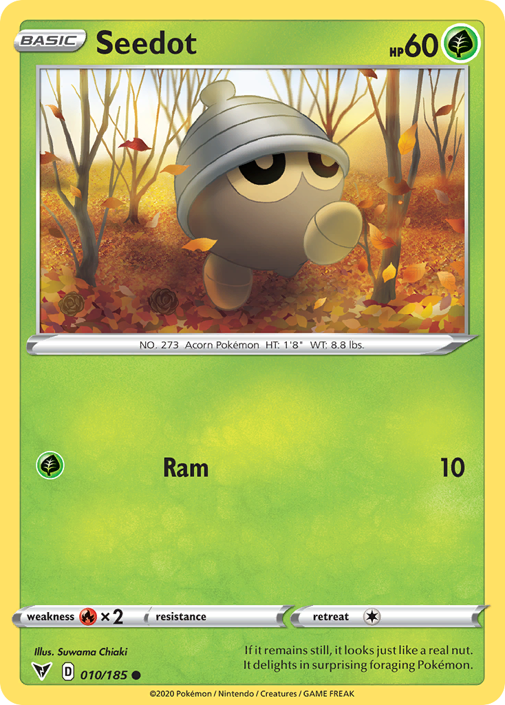 Seedot - 010/185 - - VIVID VOLTAGE - Pokemon - Common | AA66-36