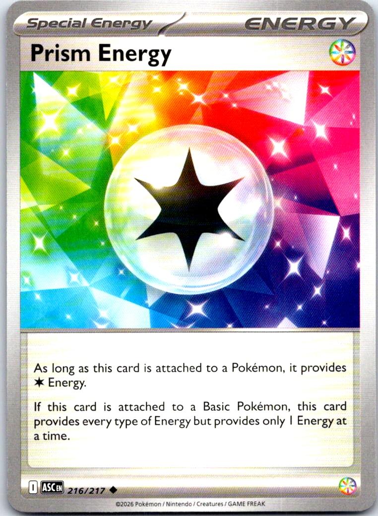 Prism Energy - 216/217 - - ASCENDED HEROES - Pokemon - Uncommon | AB30-45