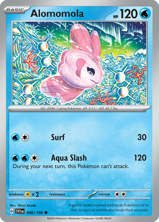 Alomomola - 048/198 - Reverse Holo - SCARLET & VIOLET - Pokemon - | AA49-44