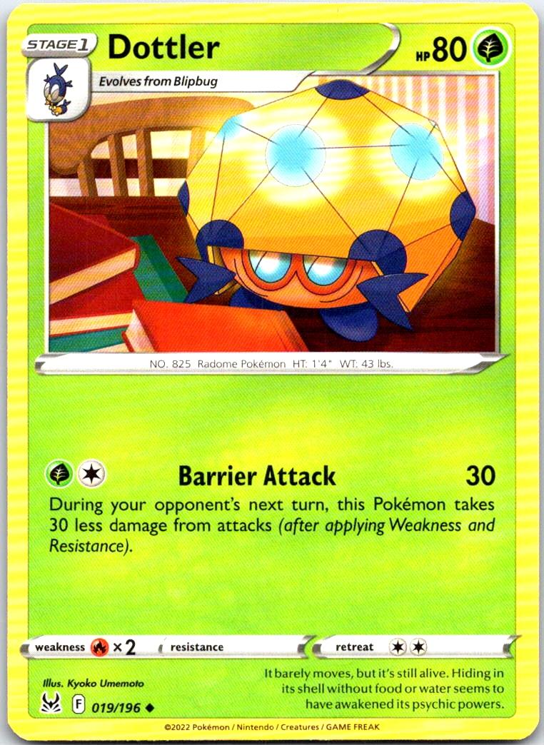 Dottler - 019/196 - - LOST ORIGIN - Pokemon - Uncommon | AB48-25