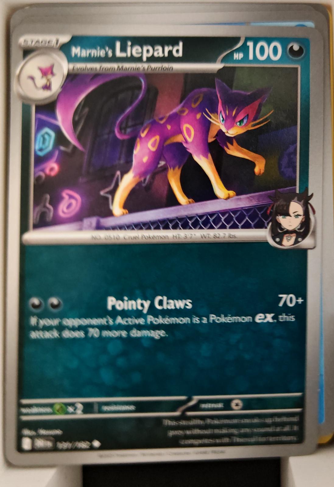 Marnie's Liepard - 131/182 - - DESTINED RIVALS - Pokemon - Uncommon | AA23-58