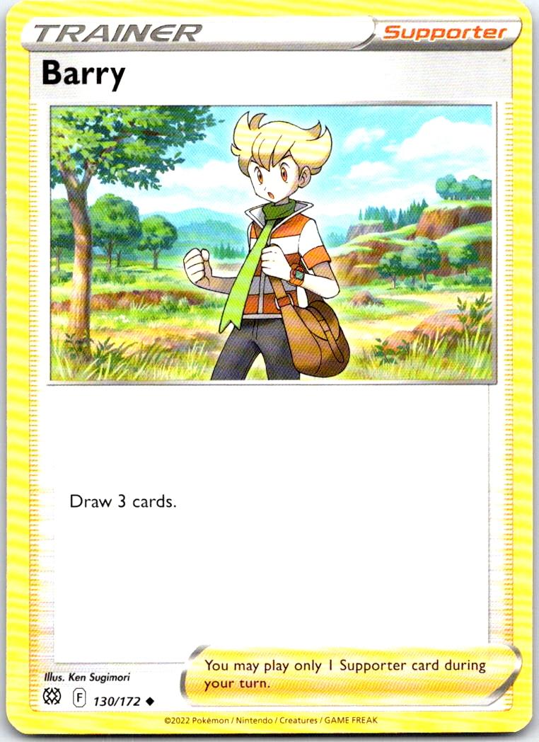 Barry - 130/172 - - BRILLIANT STARS - Pokemon - Uncommon | AB15-39