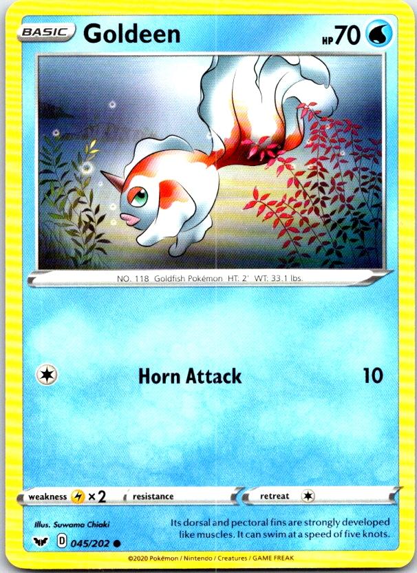 Goldeen - 045/202 - - SWORD & SHIELD - Pokemon - Common | AC16-14