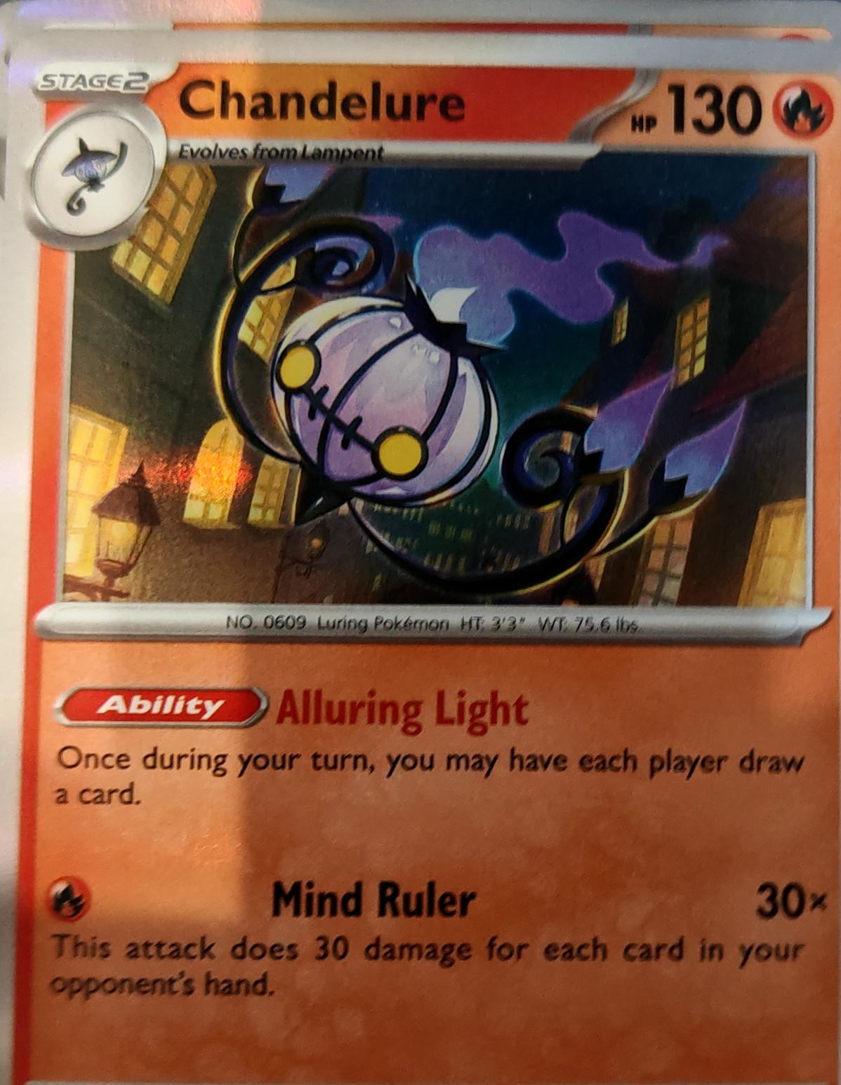 Chandelure - 038/167 - Holo - TWILIGHT MASQUERADE - Pokemon - Rare | AA74-13