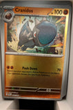 Cranidos - 044/084 - Reverse Holo - PITCH BLACK - Pokemon - Common | AA14-78