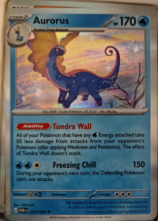 Aurorus - 024/088 - Holo - PERFECT ORDER - Pokemon - Rare | AA01-35