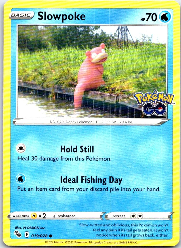 Slowpoke - 019/078 - - POKEMON GO - Pokemon - Common | AB60-43