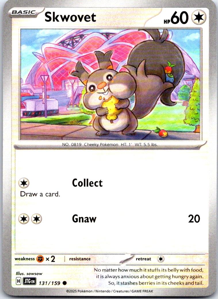 Skwovet - 131/159 - - JOURNEY TOGETHER - Pokemon - Common | AB21-1