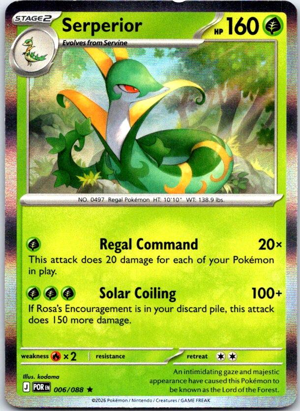 Serperior - 006/088 - Holo - PERFECT ORDER - Pokemon - Rare | AC29-39