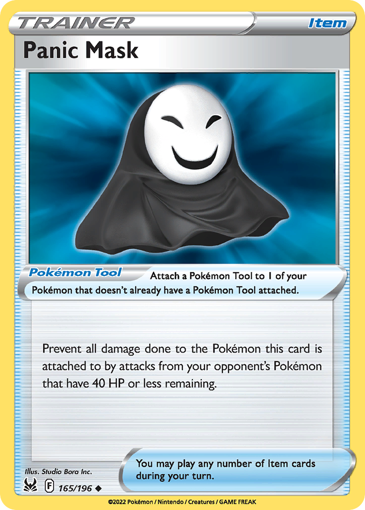 Panic Mask - 165/196 - - LOST ORIGIN - Pokemon - Uncommon | AA70-29