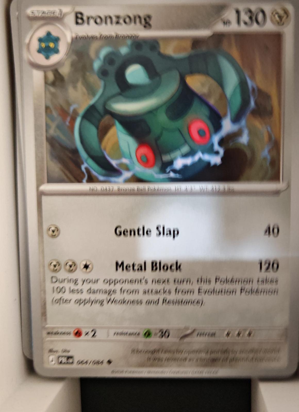 Bronzong - 064/084 - - PITCH BLACK - Pokemon - Uncommon | AA18-48