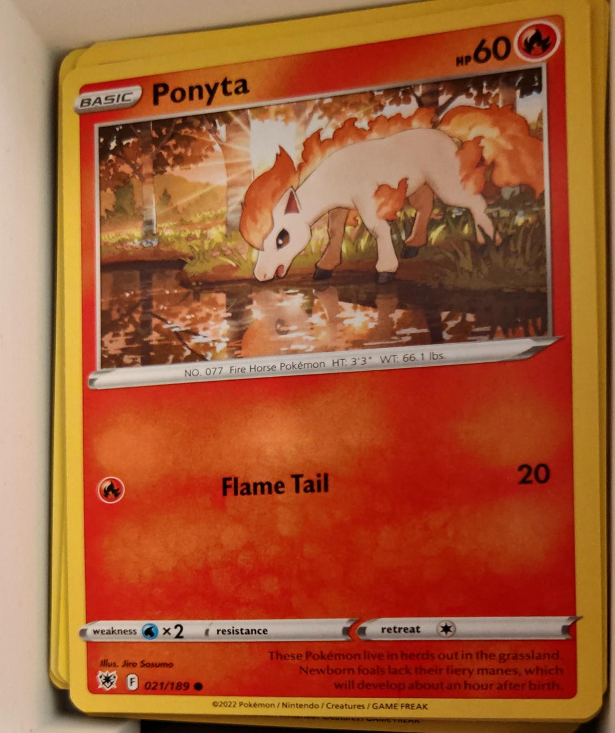 Ponyta - 021/189 - - ASTRAL RADIANCE - Pokemon - Common | AA21-29